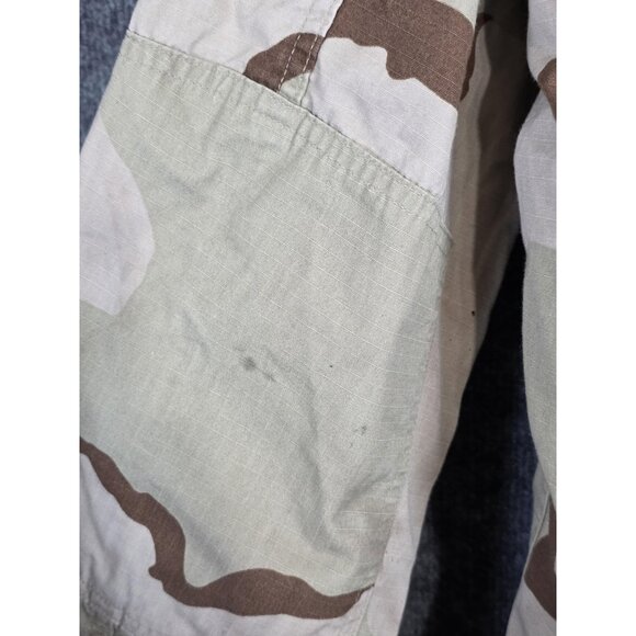 Vintage US Military Coat Mens Large Regular Desert Camouflage Camo Ripstop 90s - Picture 8 of 14